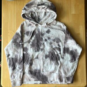 FREE PEOPLE MOVEMENT Tie Dye Hoodie Purple Pink XS